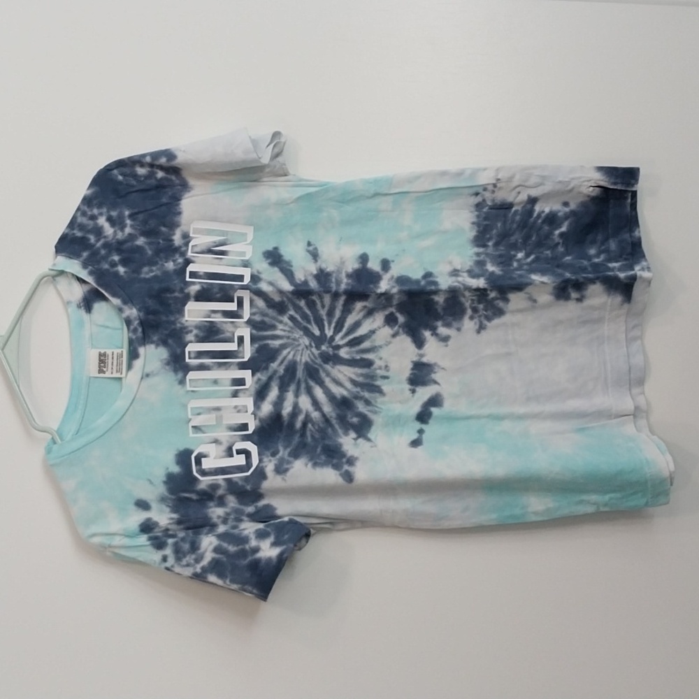 627 PINK Chillin tie dye t-shirt